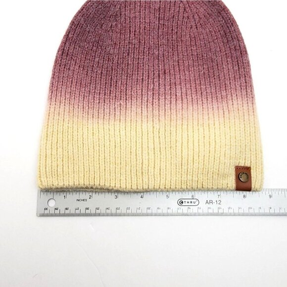 Frye and Co. Port Royale and Cream Dip Dye Ombre Beanie - Picture 7 of 10